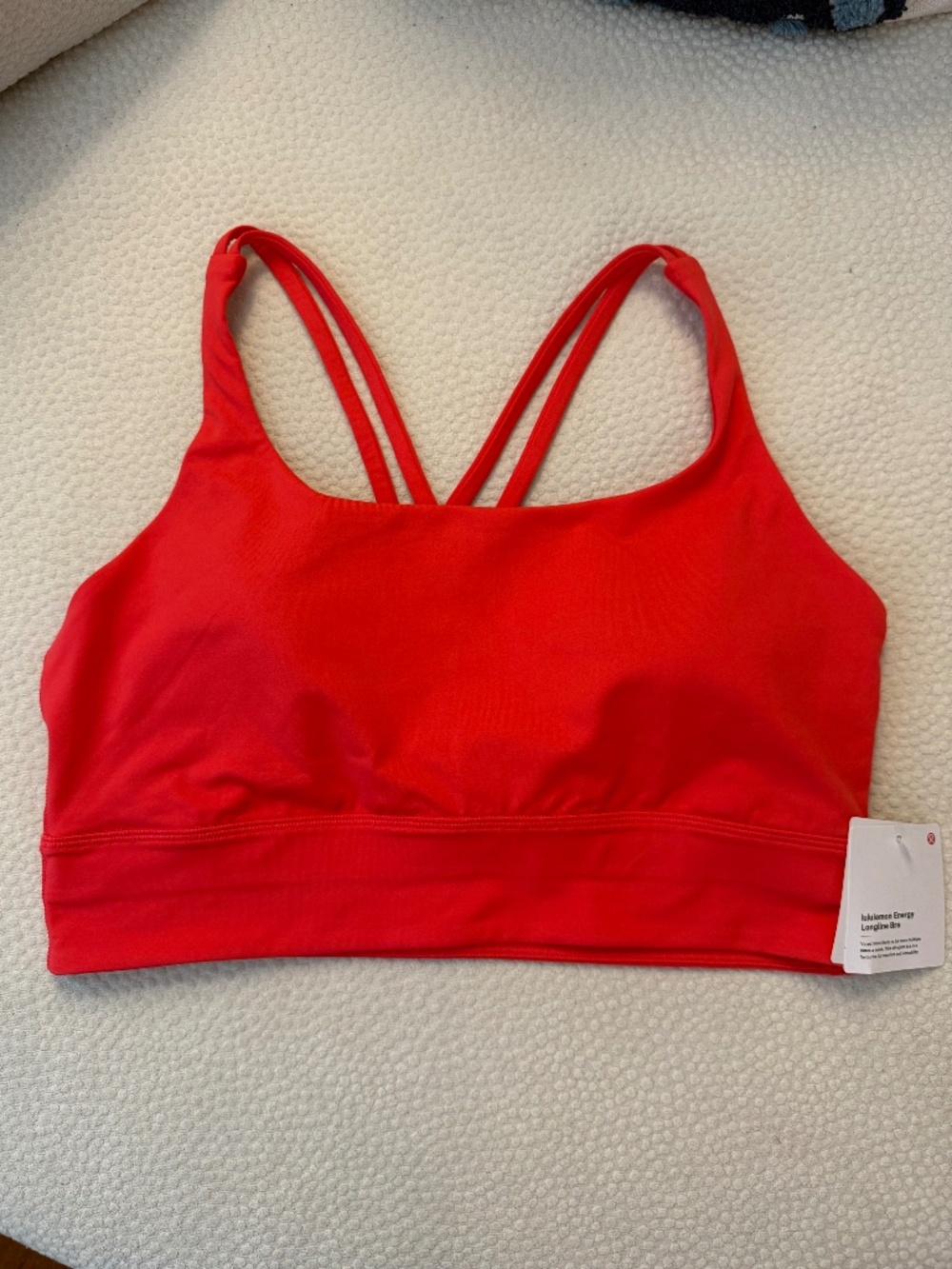 Lululemon Energy Longline Bra in Red Glow NWT
